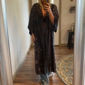 VS long elegant silk robe